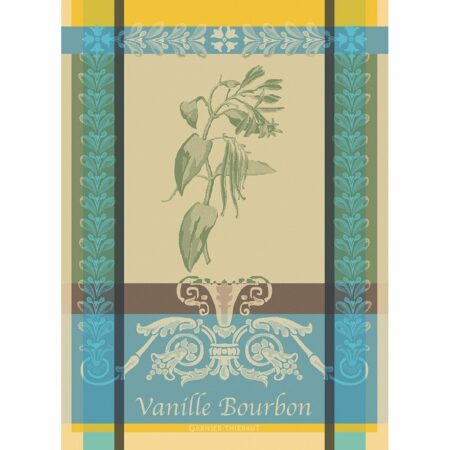 Geschirrtuch "Vanille Bourbon Eden", 56 x 77 cm. Garnier-Thiebaut
