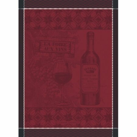 Geschirrtuch "Foire aux vins Bordeaux", 56 x 77 cm. Garnier-Thiebaut