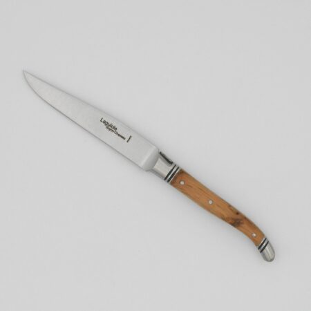 Steakmesser "Laguiole Avantage", 23 cm. Goyon-Chazeau, Griff Wacholderholz, matt