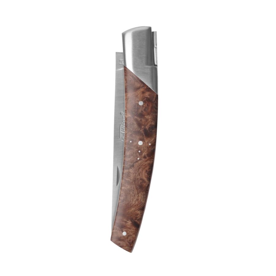 Taschenmesser "Le Thiers Pirou", 12cm. Goyon-Chazeau, Griff Walnussholz, matt