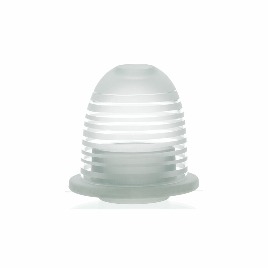 Teelichthalter "Photophore géom", 10 cm. La Rochère, mundgeblasen