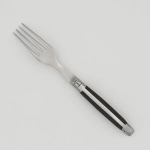 Steakgabel "Laguiole Avantage", 22cm. Goyon-Chazeau, Griff Ebenholz, matt