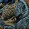 Seiden Merinoschal Damen "Mood Blau/Beige", 190 x 60 cm. LA FABRIQUE d'écharpe, 75% Merino, 25% Seide – Bild 2