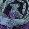 Seiden Merinoschal Damen "Mood Blau/Lila", 190 x 60 cm. LA FABRIQUE d'écharpe, 75% Merino, 25% Seide – Bild 2