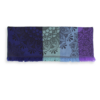 Seiden Merinoschal Damen "Mood Blau/Lila", 190 x 60 cm. LA FABRIQUE d'écharpe, 75% Merino, 25% Seide – Bild 3