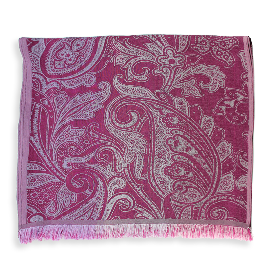 Seiden Wollschal Damen "Melodie", 195 x 50 cm. LA FABRIQUE d'écharpe, 50% Merino, 50% Seide – Bild 2