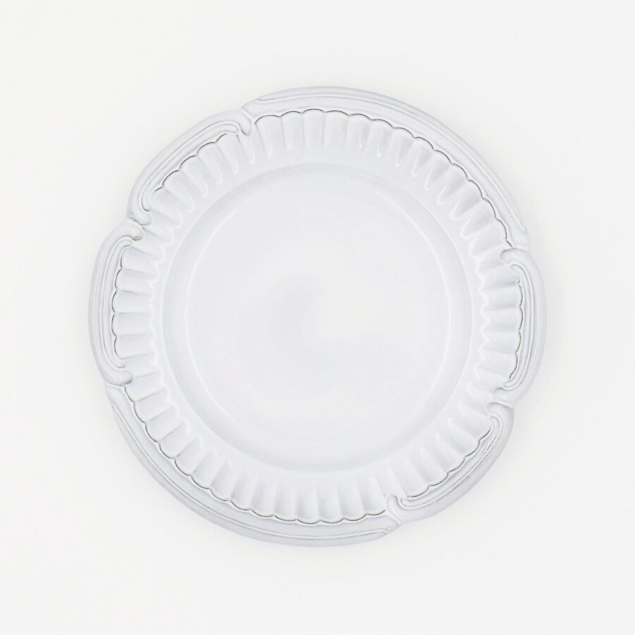 Dessertteller "Beyerlé", 21,5cm. Weißes Geschirr von Niderviller.