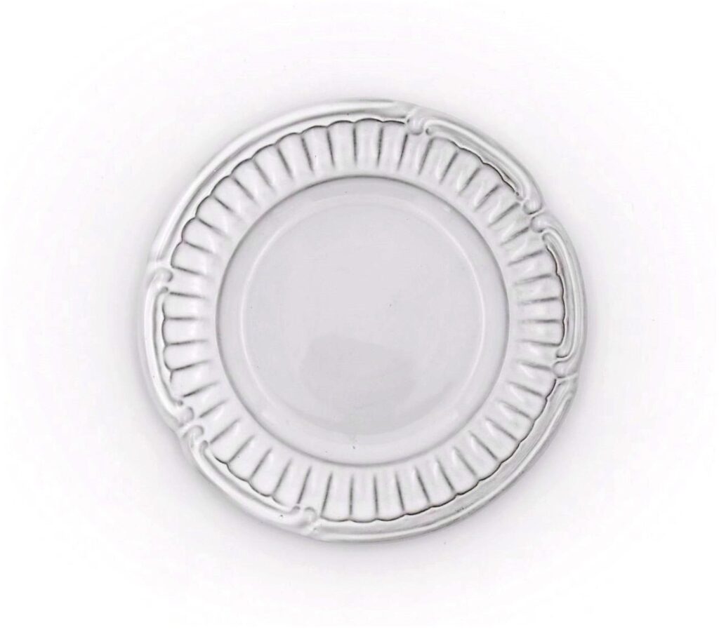 Brotteller "Beyerlé", 15,5cm. Weißes Geschirr von Niderviller.