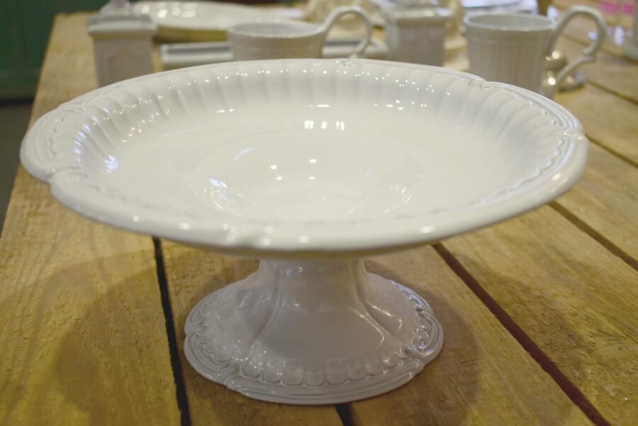 Etagere "Beyerlé", 25 cm. Weißes Geschirr von Niderviller. – Bild 2
