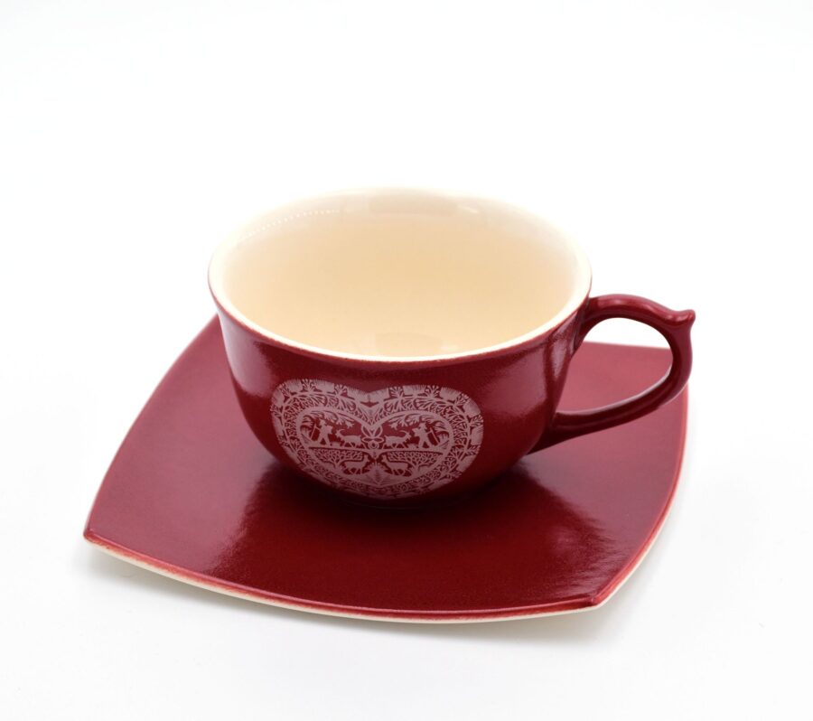 Frühstückstasse mit Untertasse "Mégève" von Niderviller