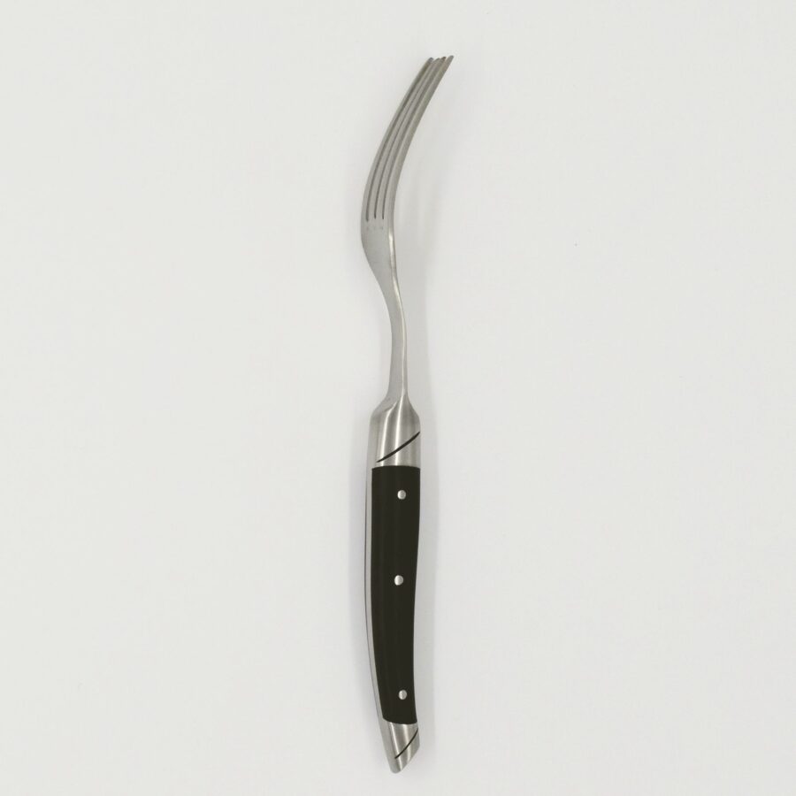 Steakgabel "Le Thiers Avantage", 22 cm. Goyon-Chazeau, Griff Ebenholz, matt – Bild 2