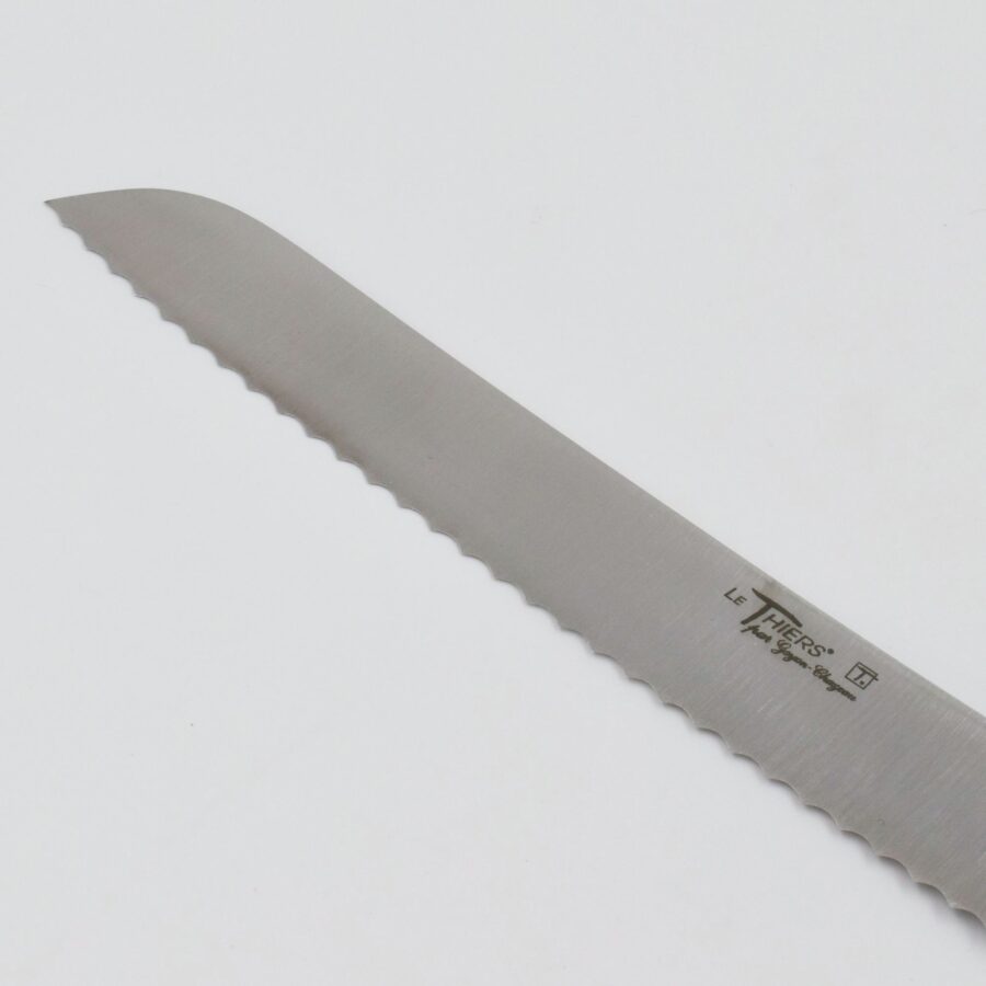Brotmesser "Le Thiers", 36,5 cm. Goyon-Chazeau, Griff Wacholderholz, matt, in Geschenkkarton – Bild 5