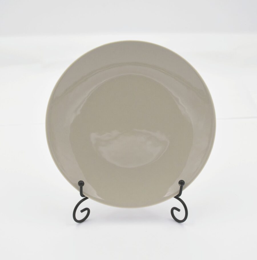 Teller passend zu Apilco Flora, 21cm. Grau, ohne Platinrand – Bild 3