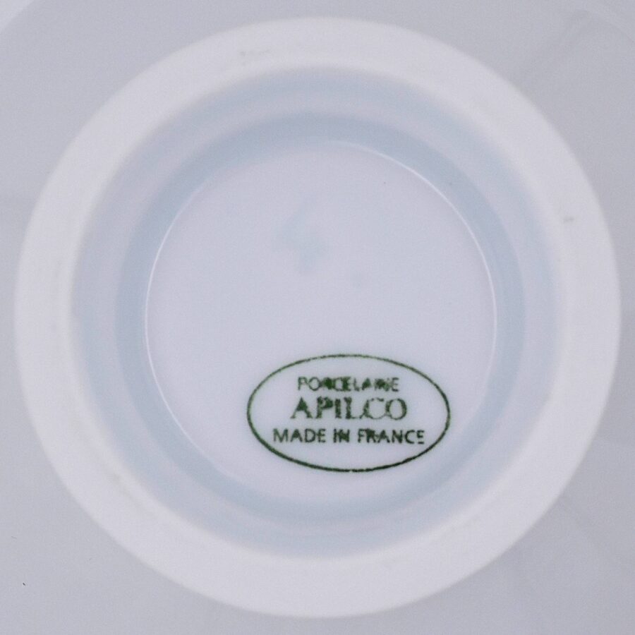 Mini-Suppenterrine Apilco mit Deckel, 40cl. Weiß, ohne Platinrand – Bild 5
