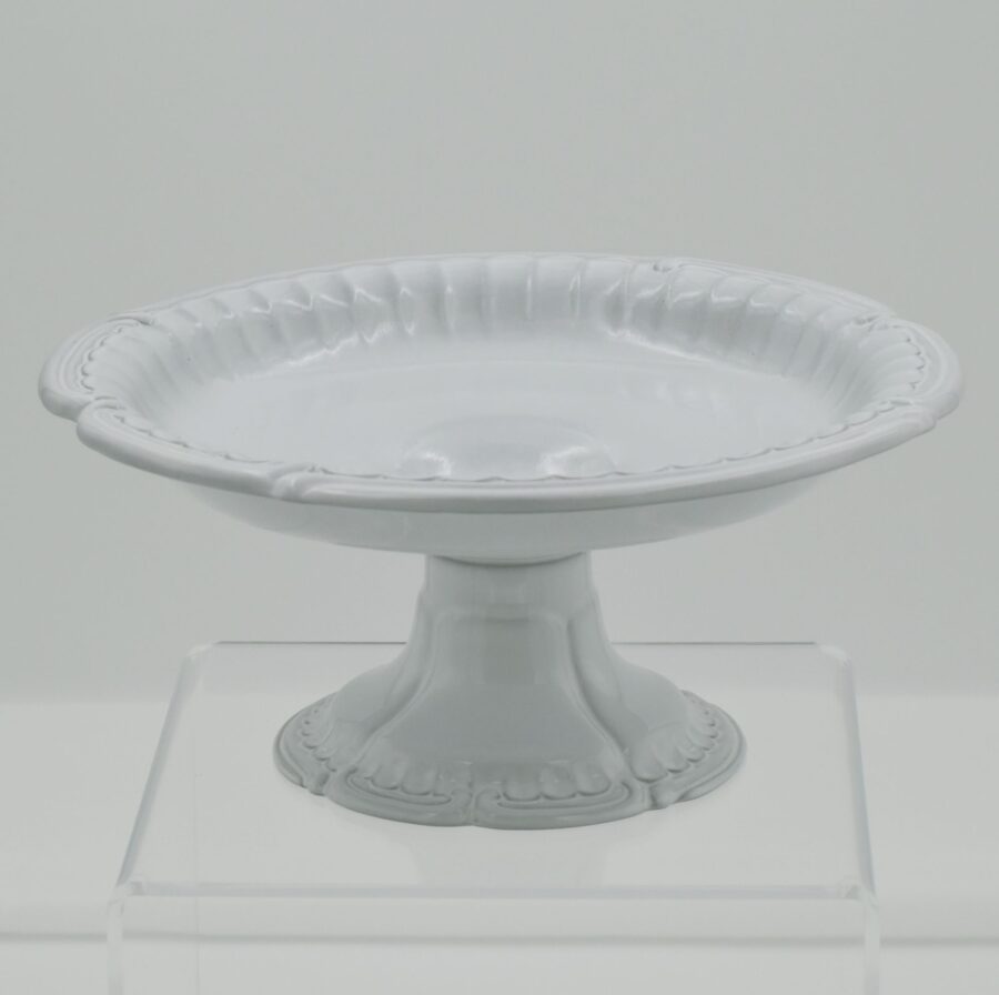 Etagere "Beyerlé", 25 cm. Weißes Geschirr von Niderviller.