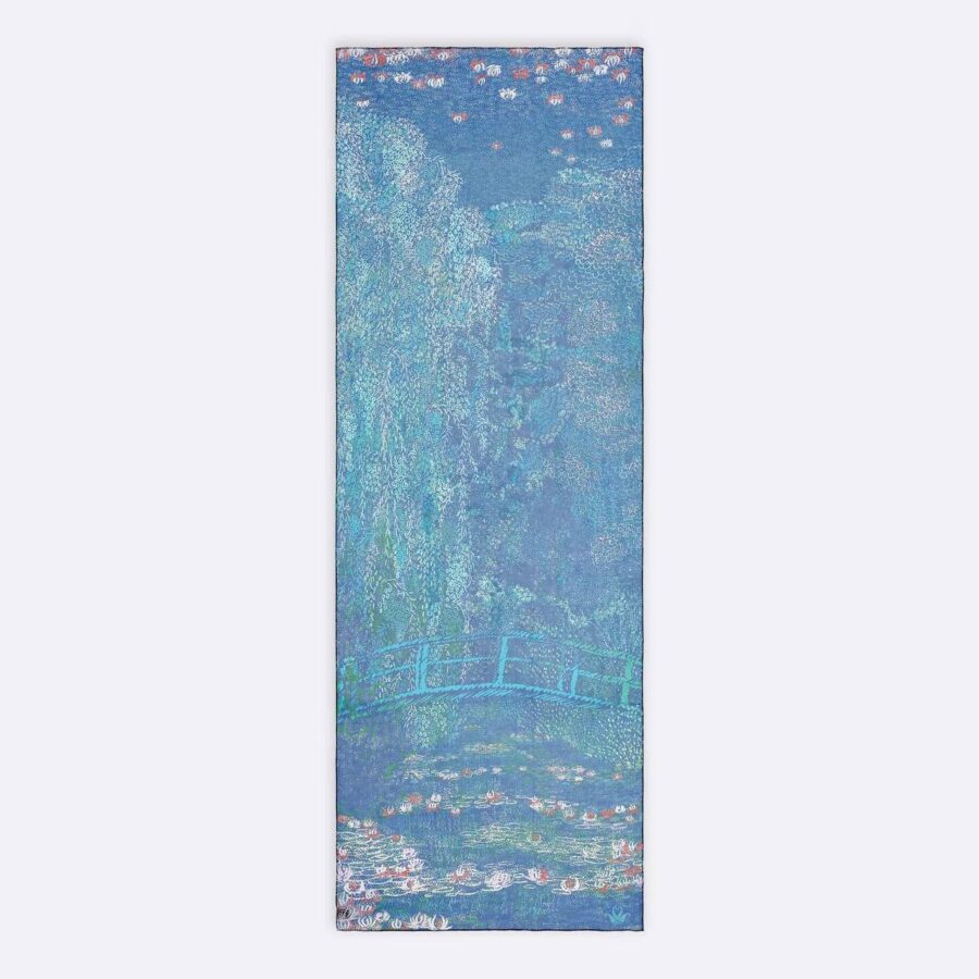 Seidenschal Damen "Harmonie nuit", 180 x 60 cm. Petrusse, 100% Seide – Bild 2