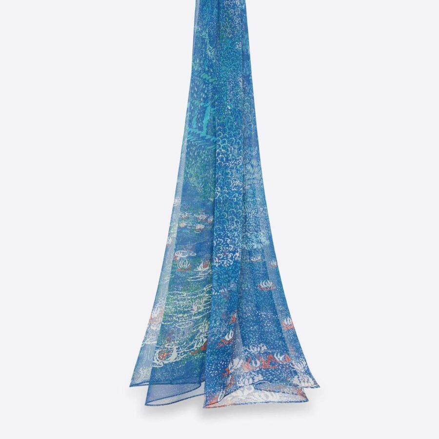 Seidenschal Damen "Harmonie nuit", 180 x 60 cm. Petrusse, 100% Seide