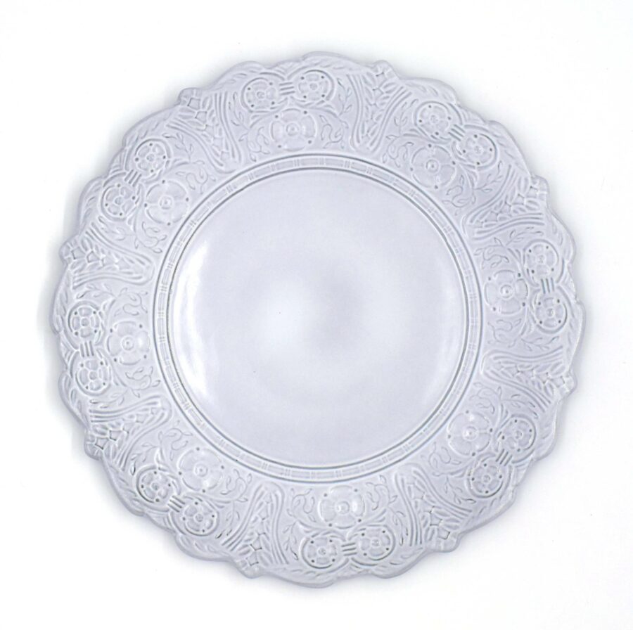 Platzteller "Berain" (32 cm). Weißes Geschirr von Niderviller