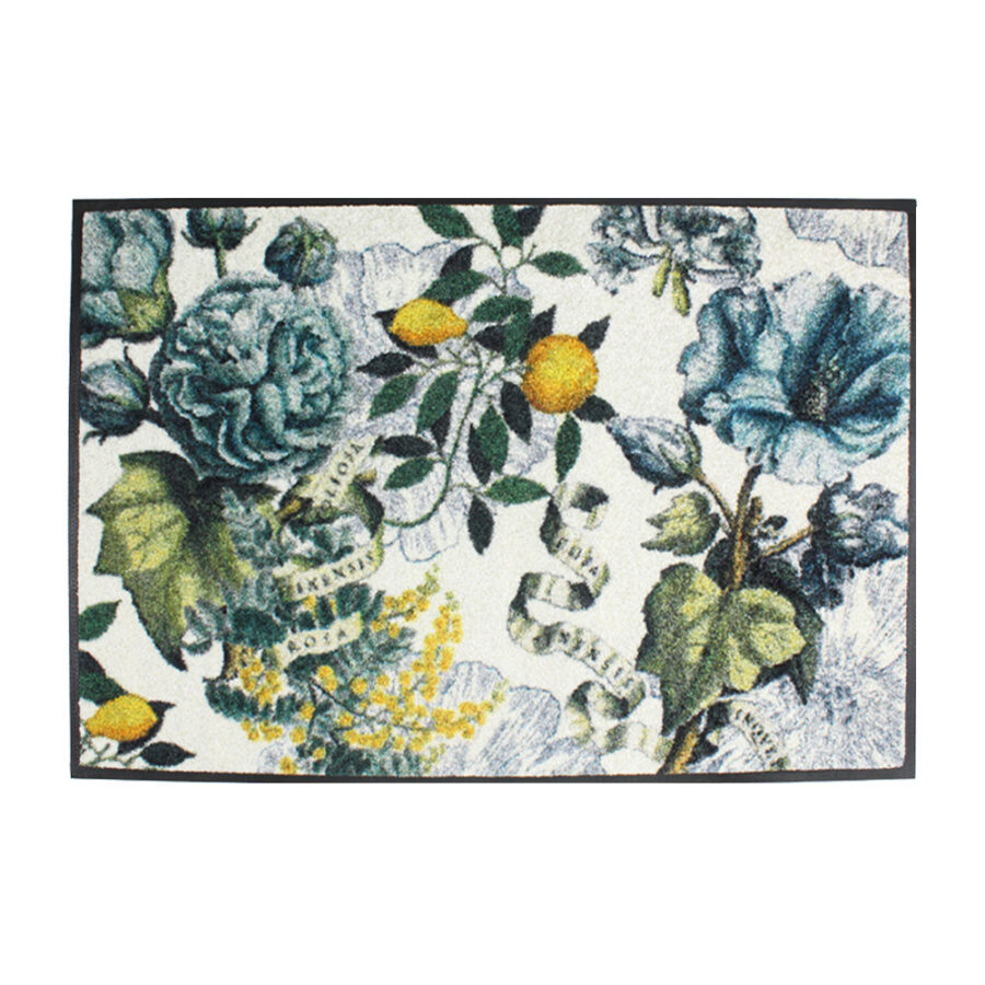 Fußmatte "Giardino ecru", 50 x 75 cm. Garnier-Thiebaut