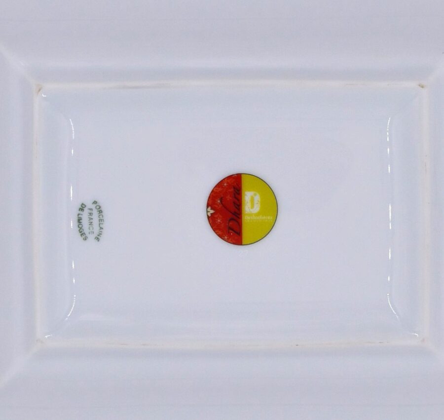 Deko-Schale "Dhara", 16 x 12 cm. Deshoulières. Porzellan, Gold – Bild 4