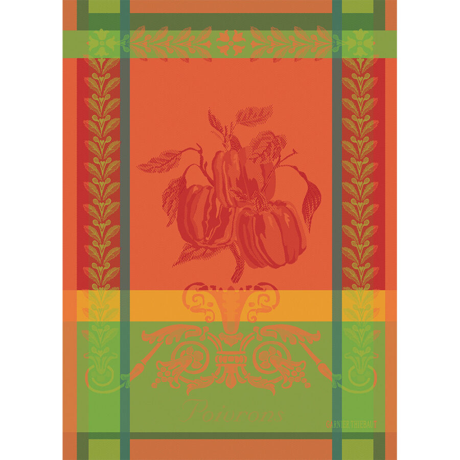 Geschirrtuch "Poivron Paprika", 56 x 77 cm. Garnier-Thiebaut