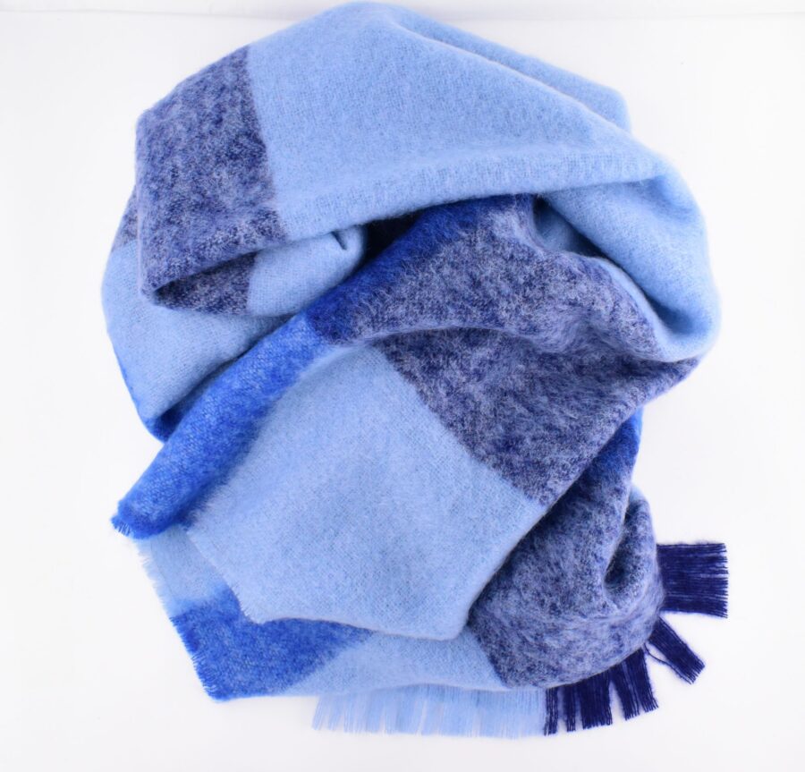 Plaid 100% Mohair, 180 x 140cm Marina – Bild 4