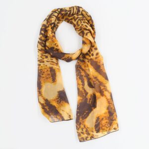 Seidenschal Damen. "Leo", 160 x 30 cm. LA FABRIQUE d'écharpe, 100% Seide