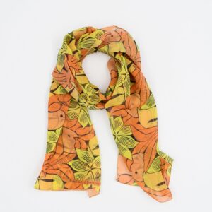 Seidenschal Damen. Raoul Dufy "Bouquet d`Arum", 140 x 40 cm. Brochier Soieries, 100% Seide