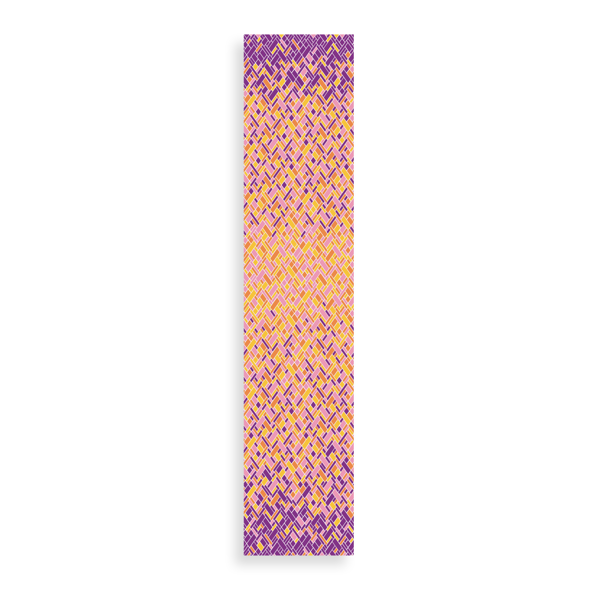 Seiden Baumwollschal Damen. "Mosaik Rosa", 185 x 45 cm. LA FABRIQUE d'écharpe, 80% Baumwolle, 20% Seide – Bild 4